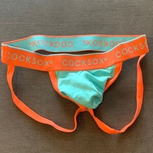 Cocksox Men's Orange and Blue Briefs